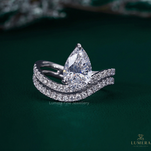 Bague de fiançailles de luxe en diamant cultivé en laboratoire de 2,69 carats, certifiée IGI, couleur DE, clarté VS-VVS, or 9K 10K 14K 18K, solitaire - Product Image 1
