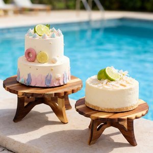 Morden Luxury Home and Kitchen decoration Wooden <b>Cake</b> stand with premium Finish for Dessert <b>Cake</b> Snakes and <b>Cake</b> Display - Product Image 6