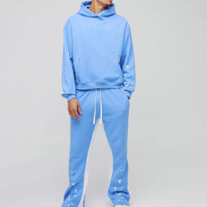 Survêtement imprimé pour homme, style urbain tendance, prix compétitif, design personnalisé, tissu épais - Product Image 2