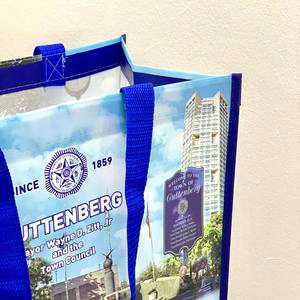 Large Capacity Non-Woven Shopping <b>Bag</b> Reusable Eco Friendly <b>Bag</b> Personalized Logo and Multicolor Made In Vietnam - Product Image 5