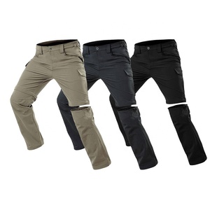 Pantalon de randonnée convertible pour homme 2026 – Coupe droite, séchage rapide, avec poches, zippable et amovible - Product Image 4