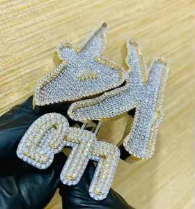 Indian Manufactured Custom Hip Hop Diamond Pendant for Men with Micro Pave Stones and Finish Available At Best Price - Product Image 4