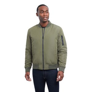 <b>Men</b>’s Bomber <b>Jacket</b> Custom Logo Windproof <b>Lightweight</b> Zip-Up Pocket Design Winter Wholesale Supplier - Product Image 4