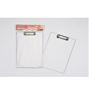 Portapapeles Transparente de Acrílico de la Mejor Calidad, 9.5 x 13 Pulgadas, para Exámenes Escolares y Oficina, Proveedor Indio - Product Image 1
