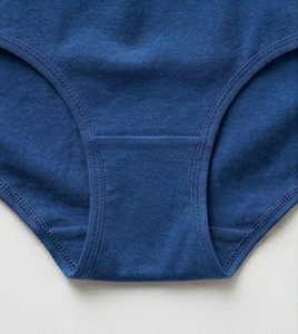 Braguitas Invisibles de Algodón y Spandex con Encaje Azul y Logotipo Personalizado para Mujer, Tejido Transpirable Sin Costuras - Product Image 3