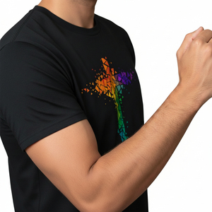 เสื้อยืดคอกลมแขนสั้นทรงปกติผ้าฝ้าย 100% พิมพ์ลายแบบเรียบง่าย เป็นมิตรกับสิ่งแวดล้อม สไตล์ลำลองสำหรับผู้ชาย น้ำหนัก 240 กรัม แบรนด์สั่งทำพิเศษ - Product Image 4