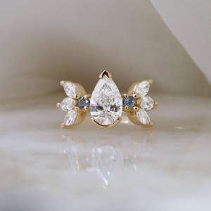 Igi/gia แล็บตัดเพชรวินเทจ14K สีเหลืองแหวนแต่งงาน/งานหมั้นใส่ได้ทั้งชายและหญิงสีขาวทองคุณภาพดีสำหรับงานปาร์ตี้ครบรอบ-คุ้มค่า - Product Image 2