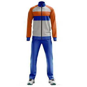 Custom Sublimated Colorblock Tracksuit Wholesale Men Full Zip Activewear Jacket and Pants Gym Sportswear Training <b>Jogging</b> <b>Suit</b> - Product Image 2