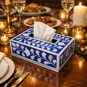 Portarrollos de lujo con incrustaciones de nácar y hueso, con tamaño y color personalizados para el hogar, hoteles y restaurantes, de blossom craft india. - Product Image 1