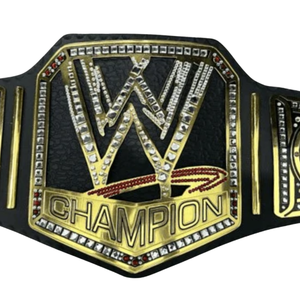 Cinturón de Campeonato WWE Personalizable de Alta Calidad en Negro y Dorado, Cinturón Deportivo Personalizado, Edición de Coleccionista - Product Image 2