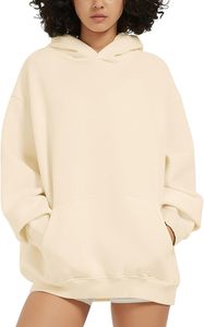 Nueva Sudadera con Capucha Vintage Lavada para Mujer, 100% Algodón, 300g, Oversize, Forro Polar Transpirable, Estilo Urbano, Invierno, Personalizable por Delante - Product Image 3