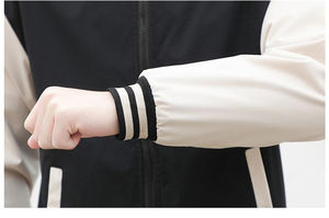 Blouson matelassé de baseball tendance pour homme, nouveau style coréen, couleur unie, design toile, boutons corne, formel, hiver, équipe scolaire, devant - Product Image 2