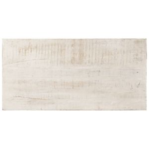 Tavolo da pranzo in legno massello di Mango 47.2 \ "x23.6 \" x29.9 \ "colore bianco - Product Image 4