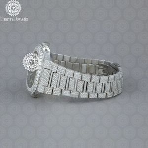 Montre de luxe pour homme Charm Jewels, cadran en acier inoxydable 40 mm, mouvement mécanique analogique, verre lumineux, résistance à l'eau 10 bars, automatique - Product Image 3
