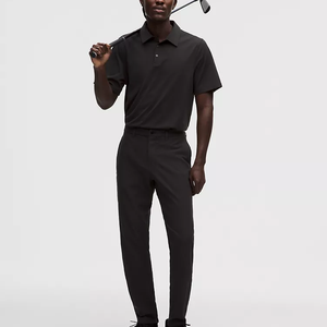 Polo de luxe 100 % laine pour homme, personnalisable avec logo, t-shirt uni de golf à manches courtes pour homme, polos amples de qualité pour homme - Product Image 2