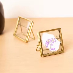Modern Glass Metal Wall Photo Display <b>Frame</b> Decorative <b>Picture</b> Holder Home Interior - Product Image 2