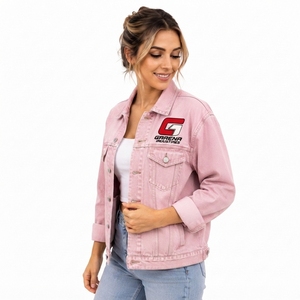 Private Label Manufacturer Premium Women <b>Denim</b> <b>Jacket</b> High Quality Cotton <b>Denim</b> Outerwear with <b>Custom</b> Logo OEM Service OEM Size - Product Image 5