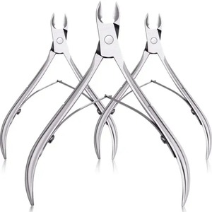 11pcs Stainless Steel Professional Durable Curved Blade Cuticle <b>Scissors</b> Clipper <b>for</b> Feet Finger Use <b>Nail</b> Removal Manicure Tools - Product Image 6