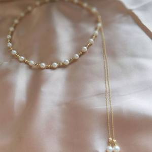 Collier rétro en perles recommandé par Xiaohongshu avec pendentif en turquoise naturelle en forme de cœur, chaîne simple superposée à la clavicule - Product Image 4