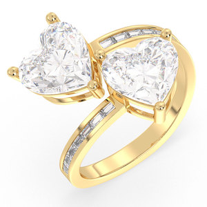 Bagues de promesse de mariage REYES de luxe en argent sterling 925 avec moissanite certifiée GRA pour femmes – Bijoux cadeaux de fiançailles très populaires - Product Image 6