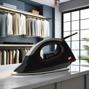 Presse électrique à fer sec robuste Semelle antiadhésive Température réglable pour usage domestique extérieur Vapeurs de vêtement B2B - Product Image 2