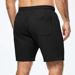 Pantalones Cortos Deportivos de Lona Transpirables y Cómodos para Hombre, con Cintura Media Elástica para un Ajuste Perfecto, de Secado Rápido, para Correr - Product Image 5