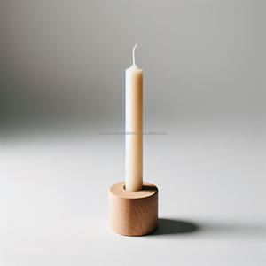 Exquisitos candelabros de Madera hechos a mano para decoración navideña del hogar, encanto opulento y artesanía atemporal - Product Image 1