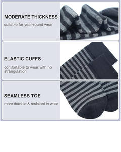 Calcetines de Vestir Térmicos Premium para Hombre, Calcetines de Invierno Ultra Cálidos, Ecológicos, Suaves, Transpirables, Duraderos, con Diseño de Dibujos Animados, para Uso Deportivo, de Secado Rápido - Product Image 5