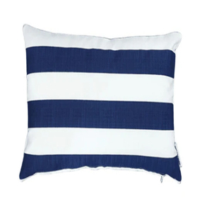 Blue and White Striped Hamptons Style <b>Cushion</b> <b>Cover</b> - Product Image 1