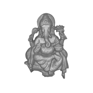 Lord Ganesha Aluminum Balcony Railing Panel Cast <b>Iron</b> Sitting Ganpati Fence Insert Luxury Villa Guardrail Religious Motif Badge - Product Image 5