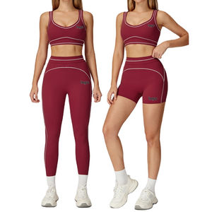 Ensemble de yoga personnalisé pour femme 2026 – Tenue de sport 2 pièces de haute qualité : soutien-gorge de sport et leggings pour la gym et le fitness - Product Image 1