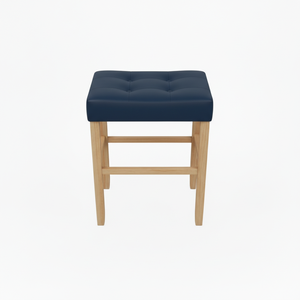 เก้าอี้บาร์ เก้าอี้เคาน์เตอร์ เก้าอี้บาร์หนัง PU แบบไม่มีพนักพิง เก้าอี้เคาน์เตอร์หุ้มเบาะ เก้าอี้บาร์ PU สไตล์โมเดิร์น เก้าอี้บาร์ครัวแบบไม่มีพนักพิง - Product Image 4