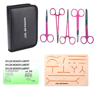 Kit de Práctica de Sutura para Entrenamiento de Cirugía y Anatomía, Instrumentos Médicos para Piel Humana, Equipos Médicos, Kit de Disección - Product Image 1