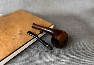 Pipa de Tabaco de Madera Lacada Ecológica Hecha a Mano, Pipa de Fumar Moderna de Madera Natural, Regalo para Coleccionistas, Artesanía Premium - Product Image 6