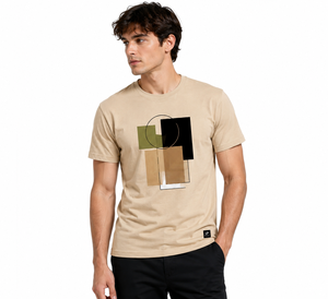 Camiseta de Moda Casual para Hombre, Cuello Redondo, 100% Algodón, Talla Grande, Premium, Tejido de Alta Calidad, Suave y Transpirable, Personalizable OEM ODM - Product Image 3