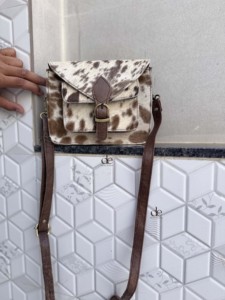 Nouveau Sac Bandoulière Designer en Cuir de Vachette Western, Sac à Main Élégant en Peau de Bœuf, Style Bohème, Grande Vente, Sac Multi-usages pour Femme - Product Image 4