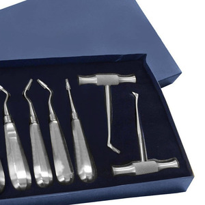 ชุดเครื่องมือถอนฟันแบบแมนนวล 7 ชิ้น ยี่ห้อ Dental PDL Elvatome Spade Mini Root Elevator Proximators Luxating ได้รับการรับรองมาตรฐาน CE ระดับ Class I - Product Image 3