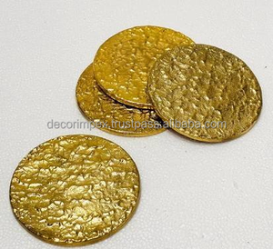 Posavasos de fundición de aluminio dorado, posavasos de mesa de alta calidad para el hogar, Hotel, restaurante, posavasos de uso - Product Image 2