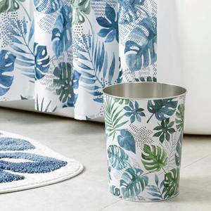 Cubo de basura con estampado de hojas, perfecto para el uso diario en el hogar, cocina y baño, elegante y moderno, cesto de basura decorativo de la India. - Product Image 6