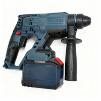Marteau perforateur rotatif SDS professionnel 21V sans balais, perçage 28mm, 1400 tr/min, haute efficacité, mandrin auto-serrant, perceuse électrique OEM