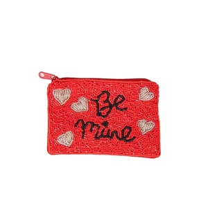 Broderie perlée à la main La clé de mon coeur Design Petit sac portefeuille Fantaisie Luxe Nouveau design et élégance mignonne de l'Inde - Product Image 5