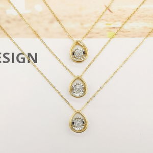 Gargantilla Solitario con Bisel Chapado en Oro Rosa de 18K para Mujer, con Corte Ovalado Cultivado en Laboratorio, Engaste de Garra Flotante, Certificado IGI, Lujo para Uso Diario y en Capas - Product Image 4