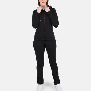 Conjunto Deportivo Informal de Forro Polar para Mujer, Chaqueta con Capucha y Cremallera de Manga Larga, Pantalones Deportivos, Traje Deportivo para Gimnasio, Yoga y Fitness - Product Image 1