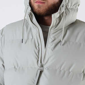 Abrigo Largo de Invierno para Hombre, Elegante y Duradero, Chaqueta Acolchada con Capucha, Ligera, para Clima Frío, Hecha de Tela de Burbujas - Product Image 5