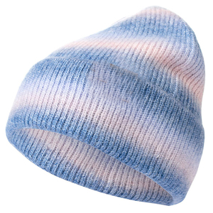 Bonnet d'hiver doublé polaire doux, modèle vierge à revers pour broderie personnalisée - Product Image 1