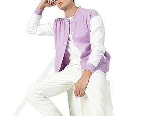 OEM Customizable 100% Fleece Chenille Embroidery <b>Baseball</b> Letterman Varsity <b>Jacket</b> <b>for</b> <b>Men</b> Long & Hooded with Reversible Feature - Product Image 2