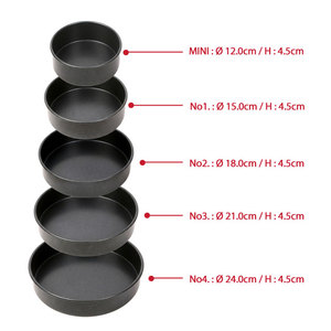 Molde para Pizza de 24 cm Antiadherente con Revestimiento de PTFE, Acero Laminado en Frío, Tamaño Estándar Clásico, Hecho en Corea, Gyeonggi-do, HESSED CUISINE, Utensilios para Hornear - Product Image 6