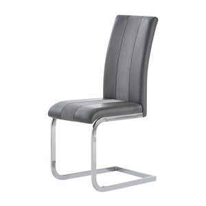 ALTIS Fabric <b>Grey</b> <b>Dining</b> <b>Chairs</b> Set of <b>4</b> - Product Image 2