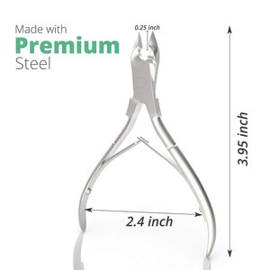 ที่ตัดหนังกำพร้ามืออาชีพ ที่ตัดหนังกำพร้าเล็บ สแตนเลสสตีล พร้อมใบมีดคมแม่นยำ ด้ามจับสปริงคู่ - Product Image 3