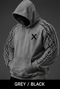 เสื้อฮู้ดดี้ไบค์เกอร์พิมพ์ลาย CE Armored Unisex ผ้าโพลีเอสเตอร์/คอตตอน พร้อมแผ่นป้องกัน CE Armor แขนยาว พิมพ์ลายเรืองแสง ระบายอากาศได้ดี รับสกรีนโลโก้ตามสั่ง - Product Image 3